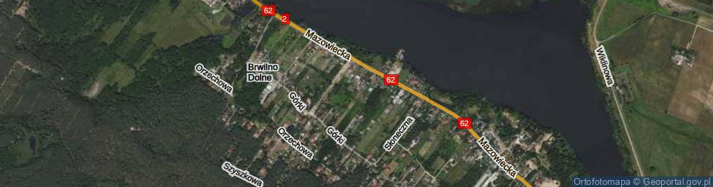 Zdjęcie satelitarne Różana ul.